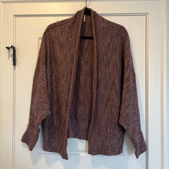 Free People Sweaters - Free People Brown Chunky Knit Cardigan